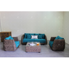 Top Selling Natürliche Wasser Hyazinthen Sofa Set Indoor Möbel für Wohnzimmer